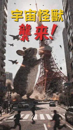 画像一枚で怪獣襲来🌅