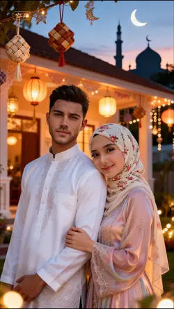 Couple Eid Mubarak 
