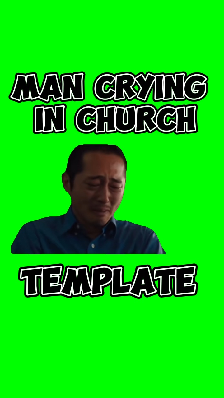 Man Crying In Church