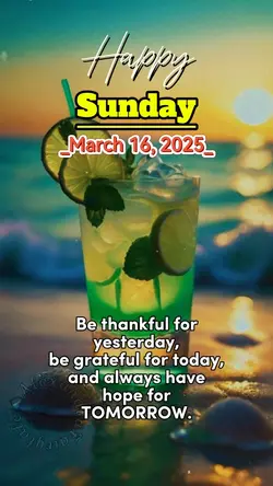 Happy Sunday 16March