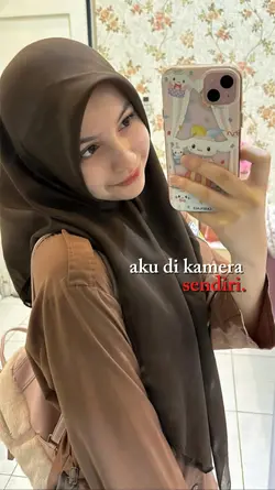 aku di kamera sendri