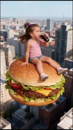 Voando no Hambúrguer