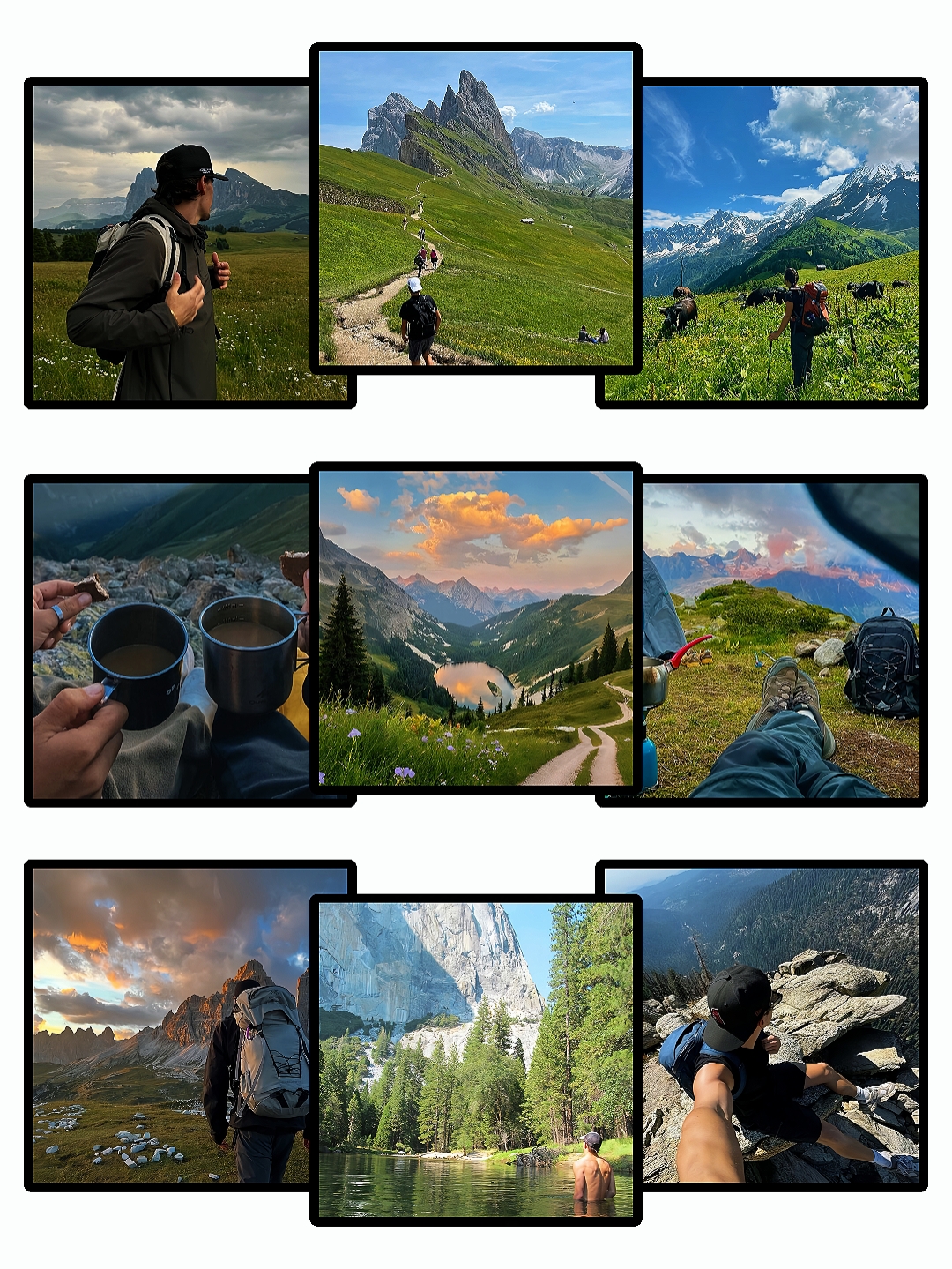 9 Photos Frame