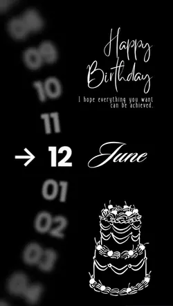 HBD 12 JUNE 2026