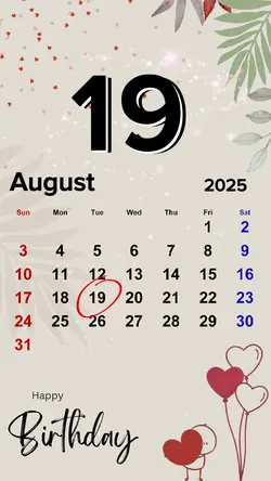 hbd 19 august 2025