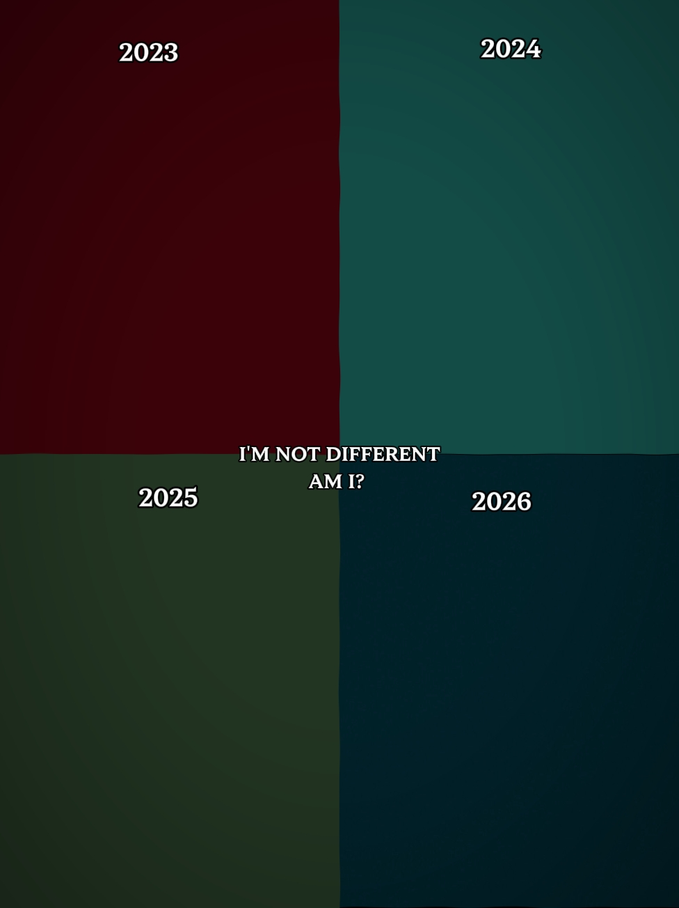 I'm not different