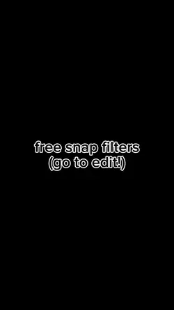 free snap filters!