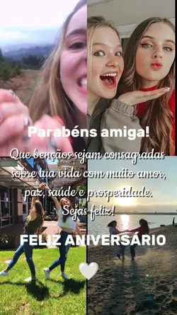 parabéns amiga 