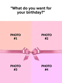 what u want for bday