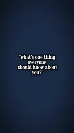 one thing