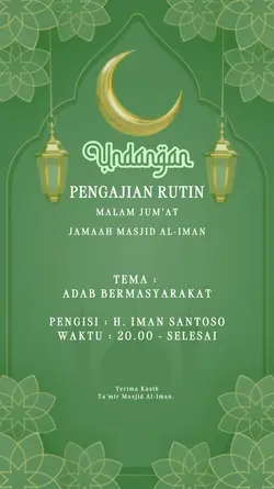 UNDANGAN PENGAJIAN