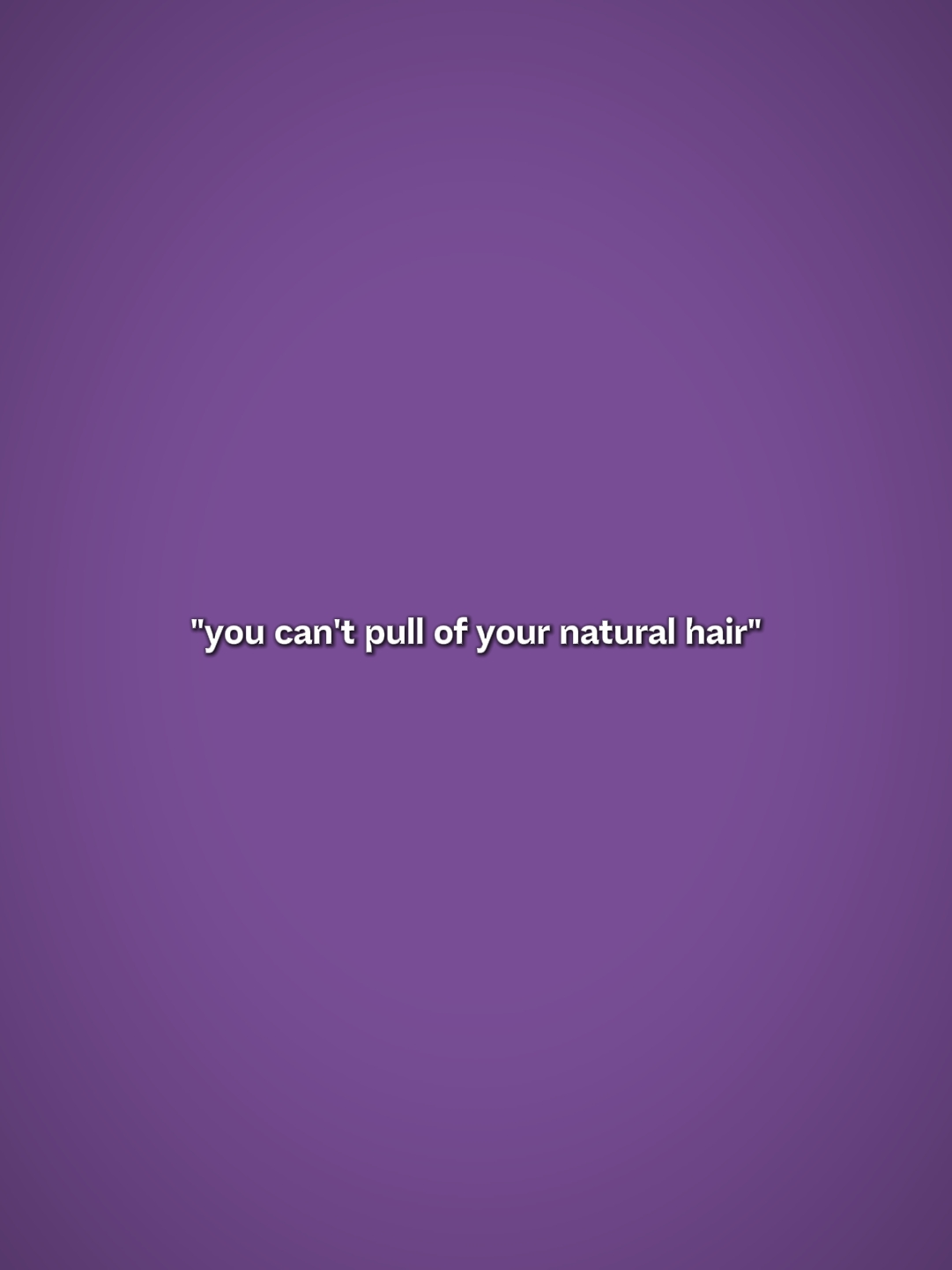 Natürliches Haar
