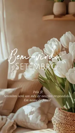 Bem-vindo setembro