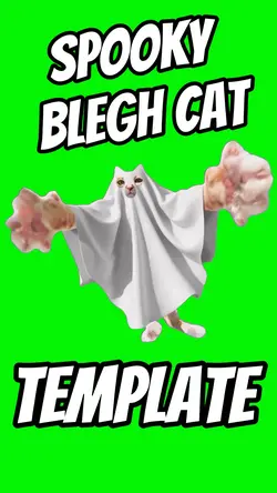 Spooky Blegh Cat 