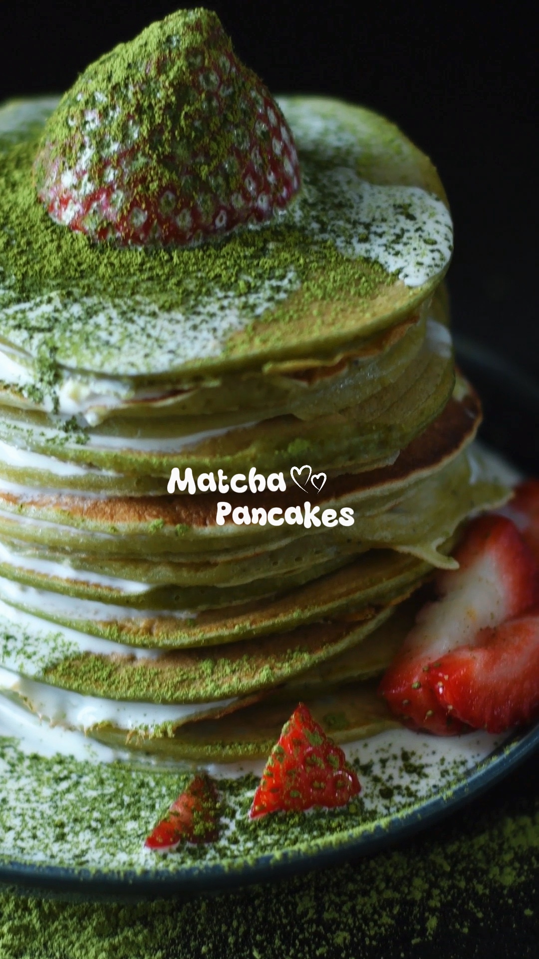 Matcha-Pfannkuchen