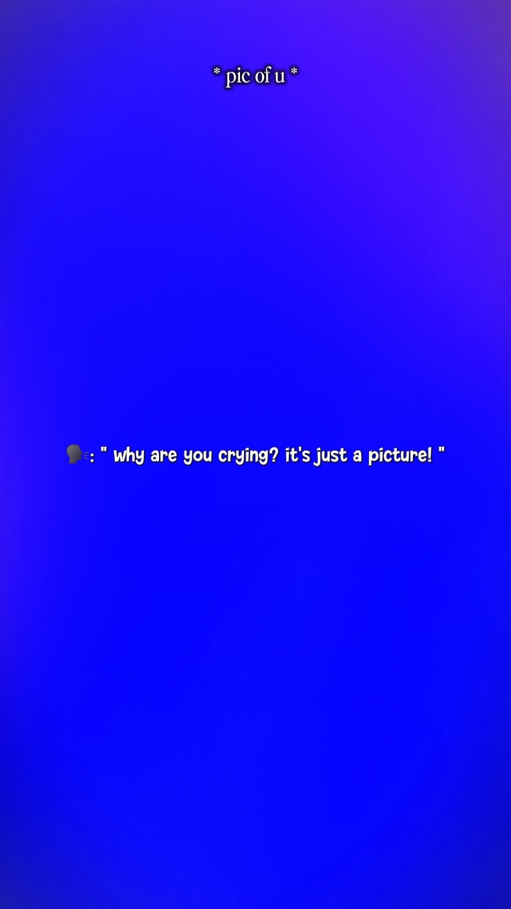 you crying