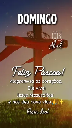 Feliz Páscoa 
