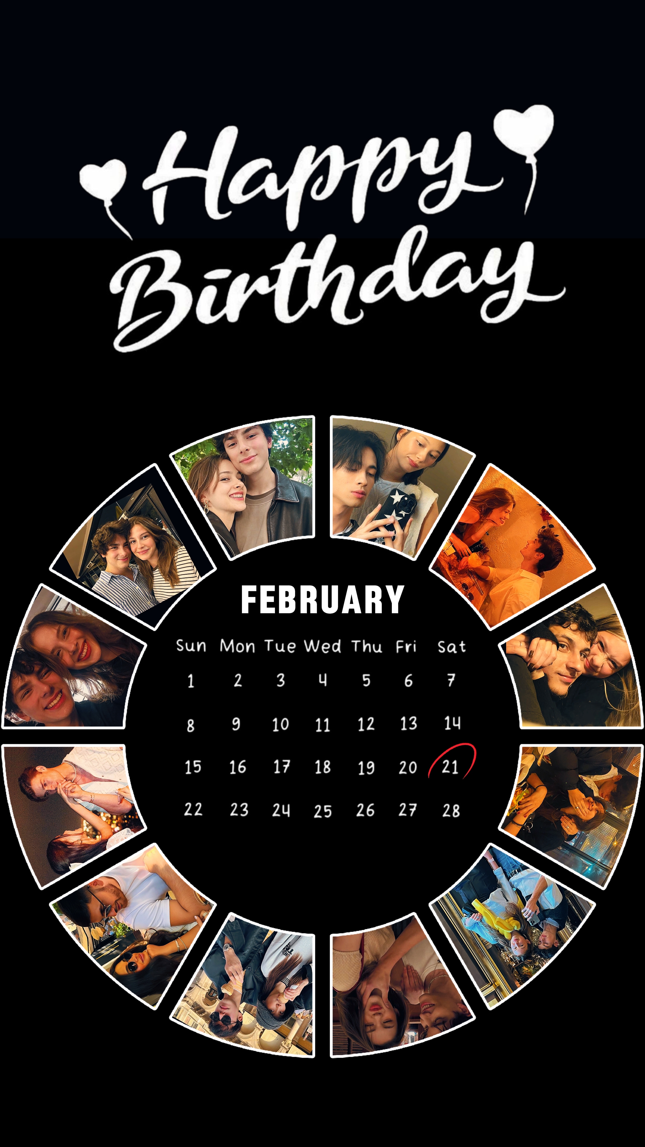 Birthday 21 February