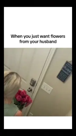 flowers from husband