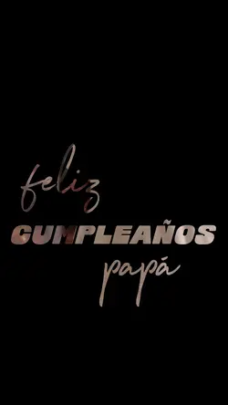 Cumpleaños papá 