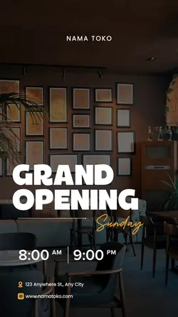 story: grand opening