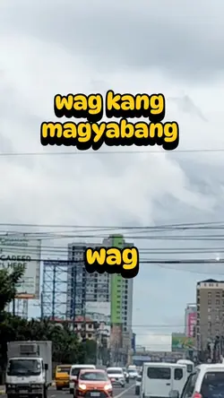 huwag magyabang 