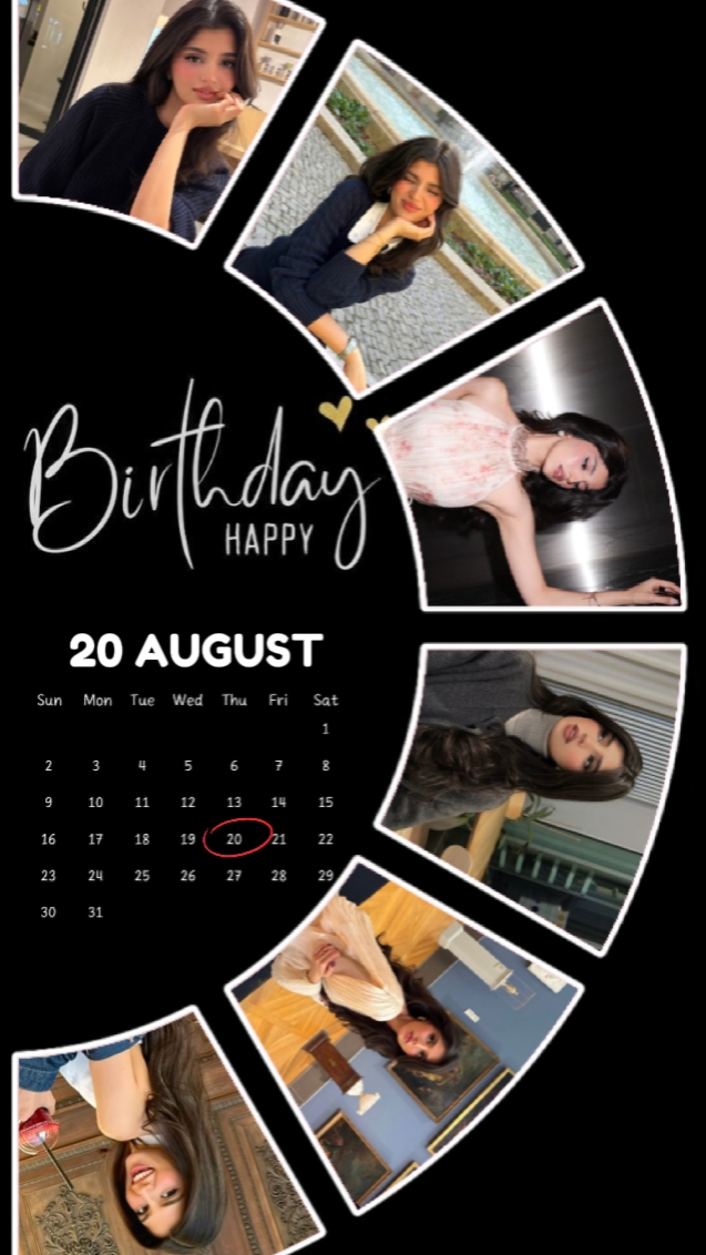 Birthday 20 August 