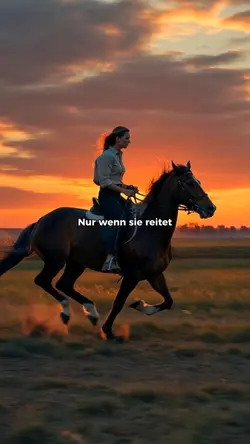 Sie liebt reiten