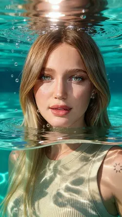 Underwater portrait