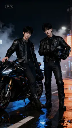 Two Boy Biker