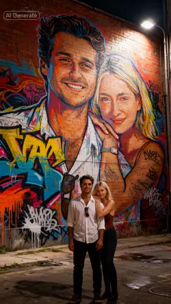 Graffiti Couple Art