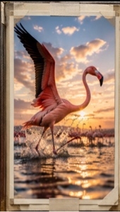 Flamingo Lagoon 🦩🌅