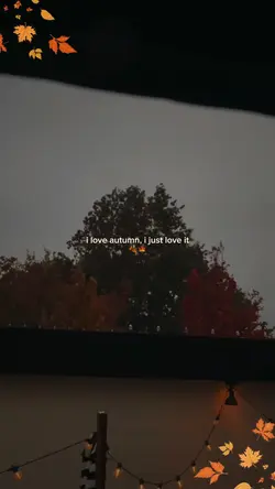 i love autum