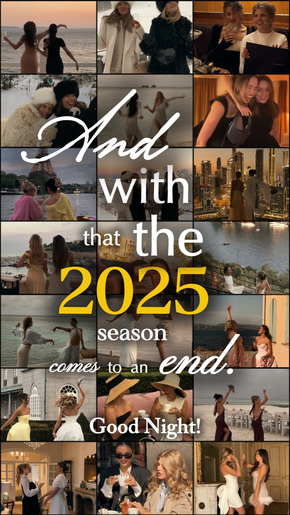 Récapitulatif de la saison 2025