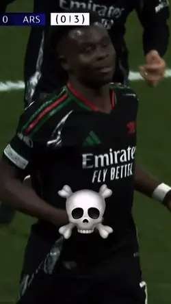 Saka goal ☠️