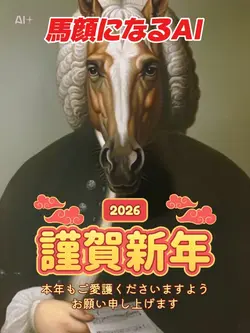 馬顔になるAI 