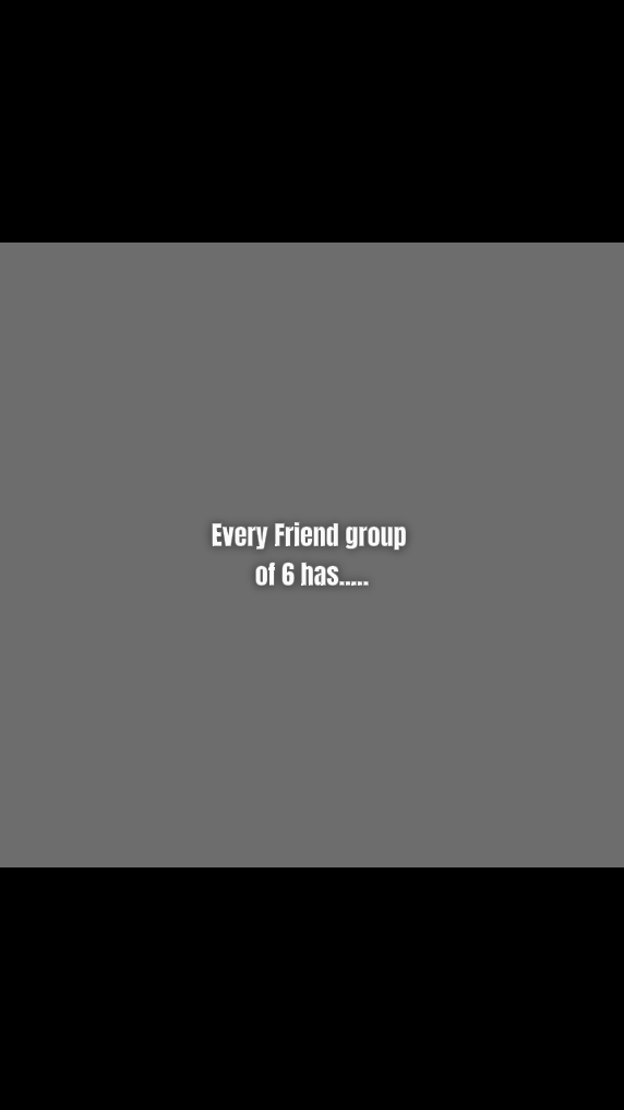 Groupe d'amis de 6!