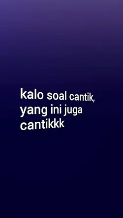 KALO SOAL CANTIK