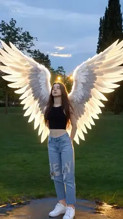 photo of angel wings