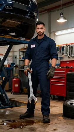 Mechanic Working