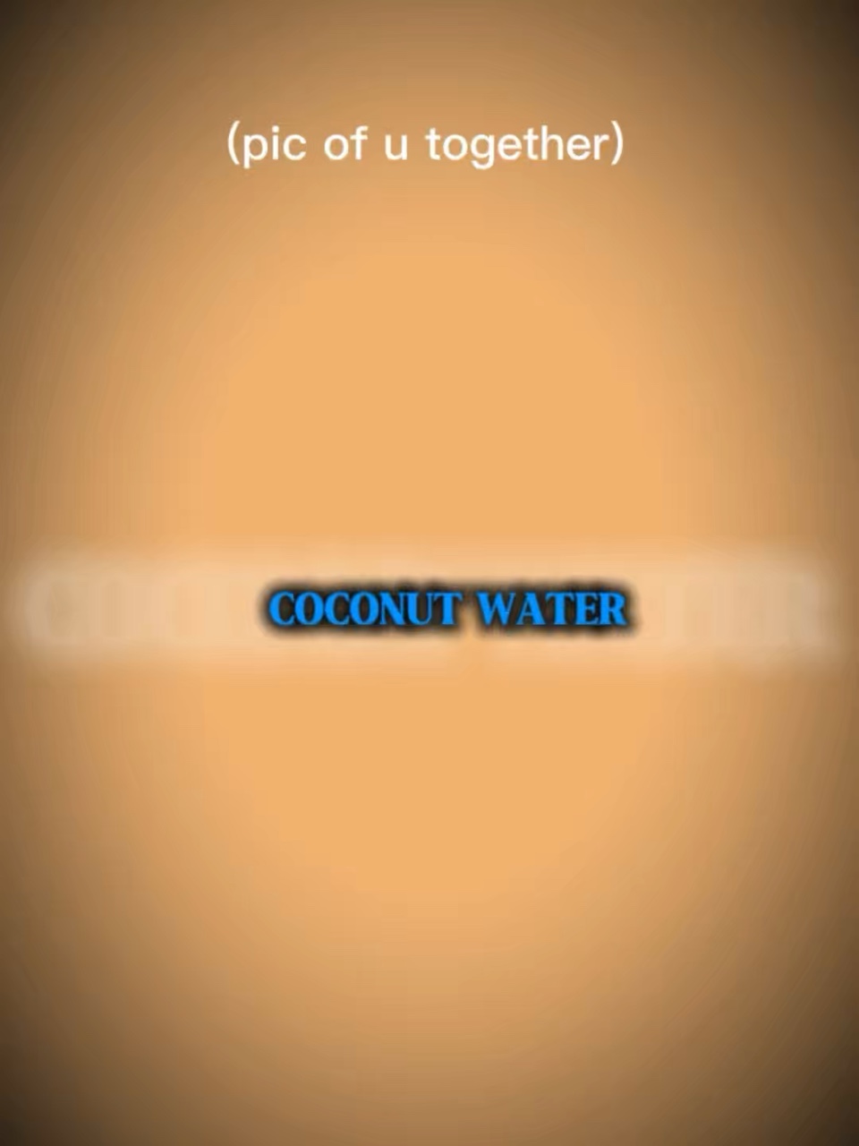 Coconut water