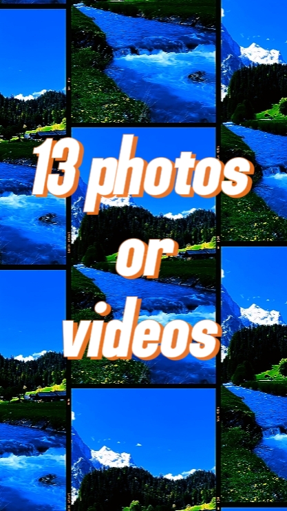 13 mga larawan o video 
