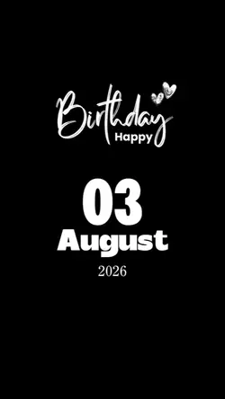 birthday august 03