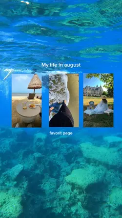 my life in august