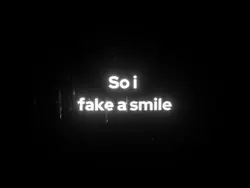 fake a smile
