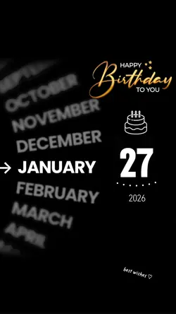 hbd 27 january 2026