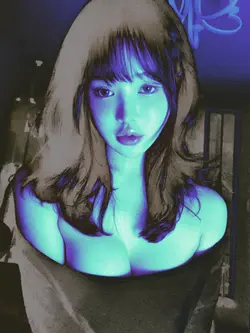 negatif blue cakep