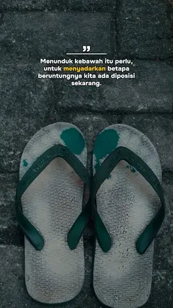 menunduk kebawah