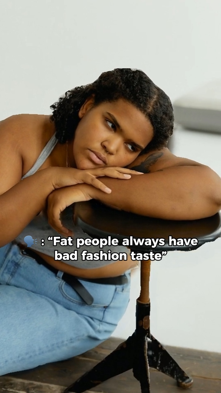 Plus Size Clothes Ad in Tiktok Style