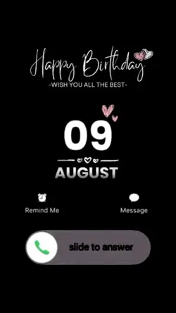 BDAY MYLOVE 9 AUGUST